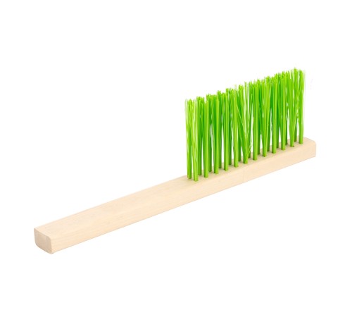 Щетка-сметка двухрядная, 280 мм, деревянная ручка Сибртех