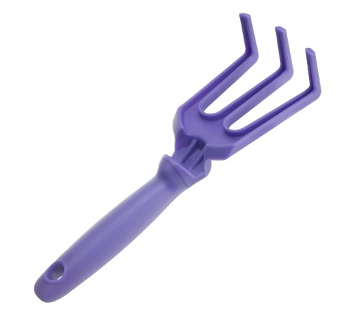 Рыхлитель 3 - зубый, 75 х 250 мм, пластиковый, гелевая рукоятка, Nylon Soft, Palisad