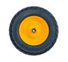 Колесо пневматическое бескамерное 16х4.00-8 D410мм, d20мм, длина оси 104мм Denzel