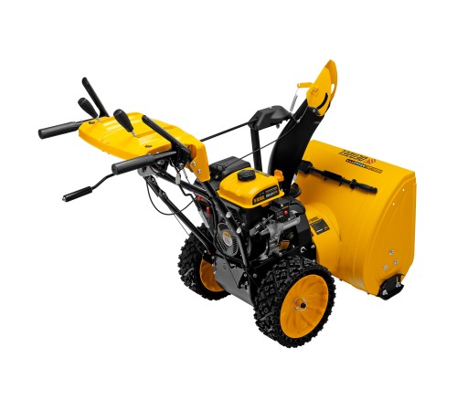 Бензиновая снегоуборочная машина SBM 610S PRO, 212 cc, электростартер, фара, обогрев Denzel Бензиновая снегоуборочная машина SBM 610S PRO, 212 cc, электростартер, фара, обогрев Denzel