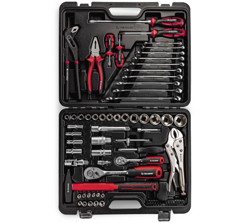 RUNTEC RT-HT72T Набор ручных инструментов RUNTEC TECHNIC 72 предмета 1/2", 1/4"