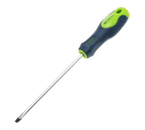 Отвертка, SL6 х 150 мм, CrV, двухкомпонентная рукоятка Сибртех