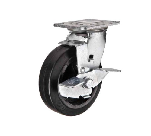 Колесо большегрузное поворотное SCdb 63 150 
мм обрезиненное с тормозом (N) Колесо большегрузное поворотное SCdb 63 150 
мм обрезиненное с тормозом (N)