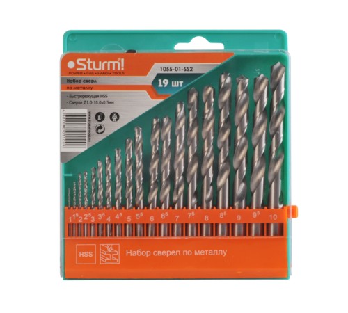 Набор сверл Sturm! 1055-01-SS2
