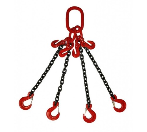 Строп цепной TOR 4СЦ г/п 2,36 т 7,0 м с укорачивающими 
крюками