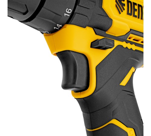 Дрель-шуруповерт аккумуляторная CDQ-20, Li-Ion, 20 В// Denzel