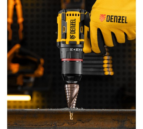 Сверло ступенчатое, 6-8-10-12-14-16-18-20-22-24-26-28-30мм, Р6М5К5, 6-гр. хвостовик Denzel