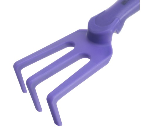 Рыхлитель 3 - зубый, 75 х 250 мм, пластиковый, гелевая рукоятка, Nylon Soft, Palisad