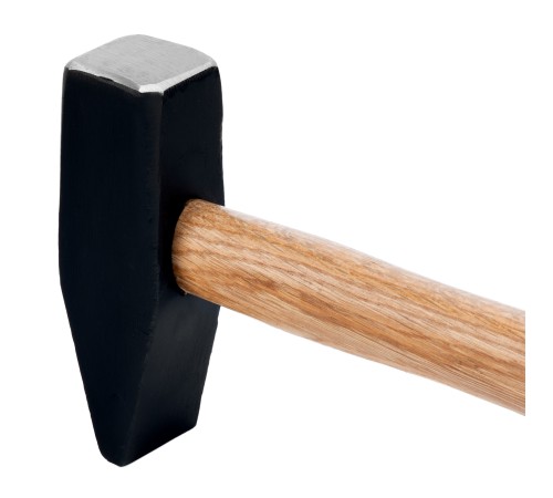 Молоток слесарный, 1500 г, квадратный боек, деревянная рукоятка Sparta