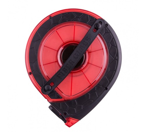 Рулетка геодезическая 50 м х 15 мм, закрытый корпус, фибергласовая лента, двусторонняя шкала, Pro Matrix