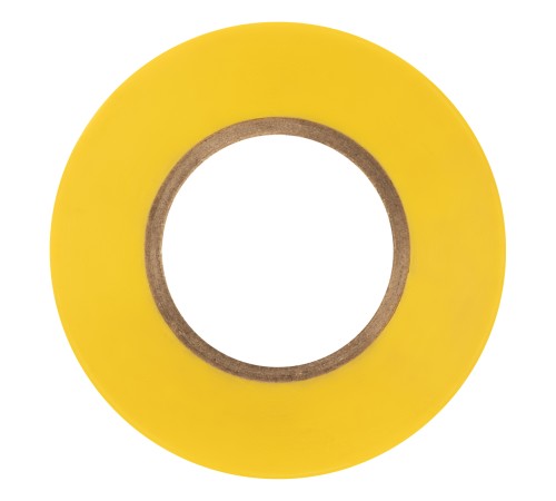 Изолента ПВХ, 19 мм х 20 м, желтая, 150 мкм Matrix