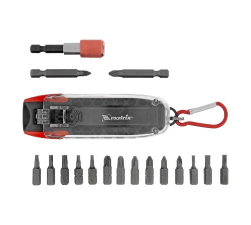Многофункциональный набор бит, CrV, 18 шт Matrix