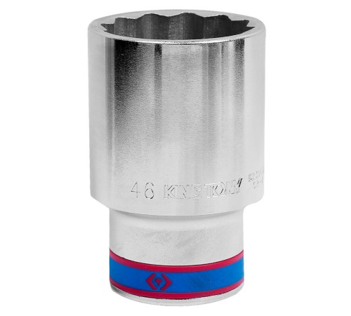 Головка торцевая глубокая двенадцатигранная 3/4", 46 мм KING TONY 623046M