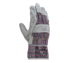 Перчатки спилковые комбинированные,