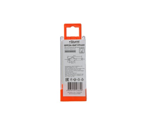 RB15-083025 Фреза фигурная с подшипником DxHxL 25x30x74 мм, хв.8 Sturm! RB15-083025 Фреза фигурная с подшипником DxHxL 25x30x74 мм, хв.8 Sturm!