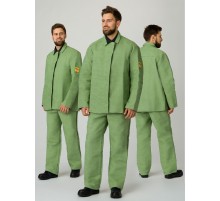 Костюм сварщика 1 кл.защиты (тк.Брезент, 480),хаки Костюм сварщика 1 кл.защиты (тк.Брезент, 480),хаки