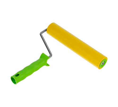 Валик прижимной резиновый с ручкой, 240 мм, D ручки 8 мм Сибртех