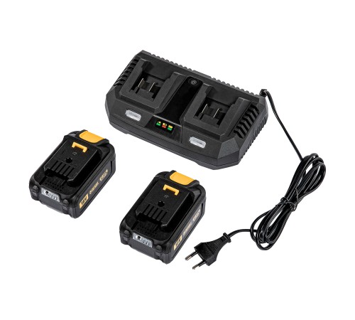 Газонокосилка аккумуляторная бесщеточная RLM450-36, Li-ion, 36 В, 4 Ач, 450 мм, травосборник 40 л Denzel