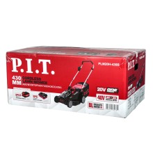 Газонокосилка аккумуляторная бесщёточная P.I.T. PLM20H-430B (2 АКБ, ЗУ) (Арт. 106200902210)