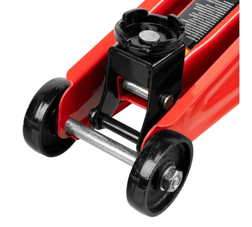 Домкрат гидравлический подкатный, 2 т, h подъема 125-300 мм, в пластиковом кейсе Sparta