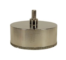 Коронка алмазная по керамограниту 100 х 70 мм,3гр. Хв., с центрир. Cверл. Sturm!