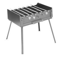 Мангал-дипломат в сумке 410 x 280 x 125, 1.5 мм, 6 шампуров в комплекте, Camping Palisad Мангал-дипломат в сумке 410 x 280 x 125, 1.5 мм, 6 шампуров в комплекте, Camping Palisad