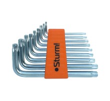 Набор ключей TORX, 9шт, T10-T50, CrV, Sturm!