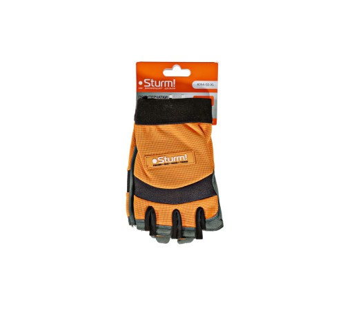 Полуперчатки рабочие, алькантара, размер XL, Sturm!