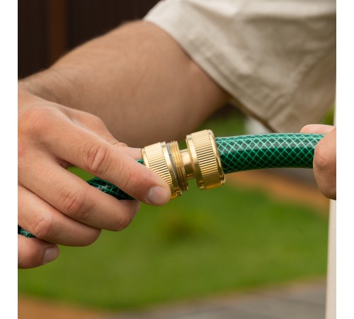 Муфта ремонтная для шланга, 3/4, латунная Palisad