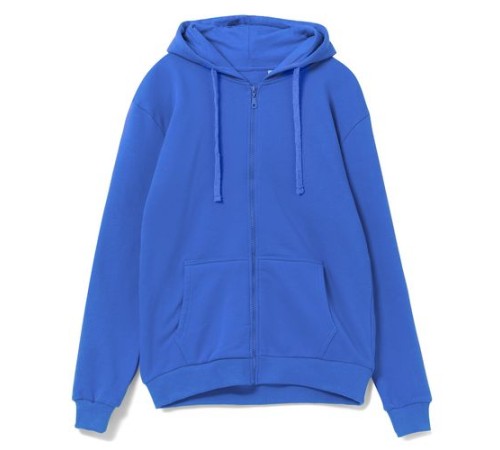 Толстовка на молнии с капюшоном Siverga Heavy 2.0, ярко-синий Толстовка на молнии с капюшоном Siverga Heavy 2.0, ярко-синий