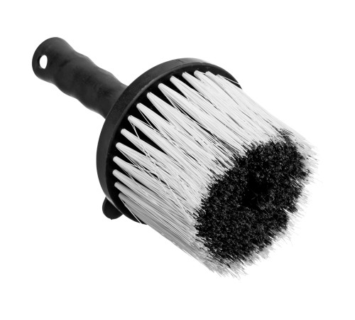 Кисть-макловица круглая, искусственная щетина, пластмассовый корпус, пластмассовая ручка MTX