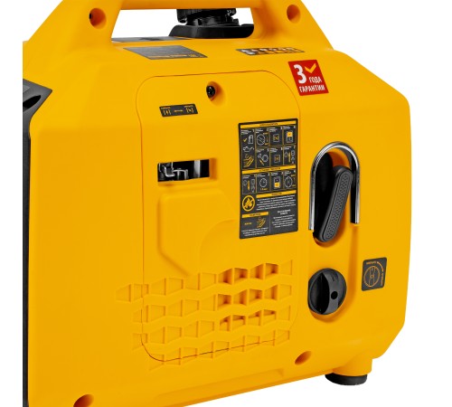 Генератор инверторный GS-1100iS, 1,1 кВт, 230 В, закрытый корпус, ручной старт DENZEL