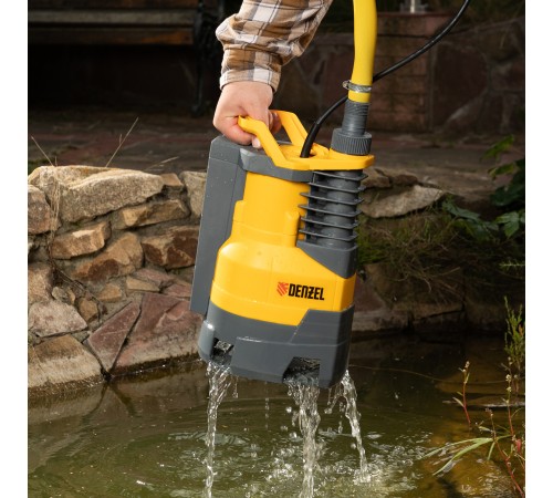 Дренажный насос DPХ450, 450 Вт, подъем 5 м, 9000 л/ч Denzel