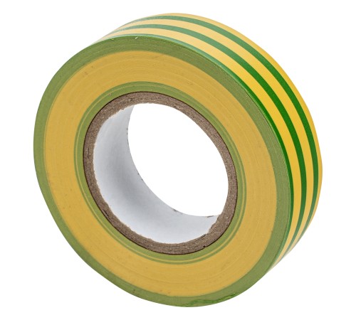 Изолента ПВХ, 19 мм х 20 м, желто-зеленая, 150 мкм Matrix
