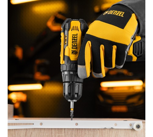 Дрель-шуруповерт аккумуляторная CDQ-12, Li-Ion, 12 В Denzel