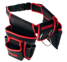 Сумка-пояс двойная, 20 карманов, держатель для молотка Matrix