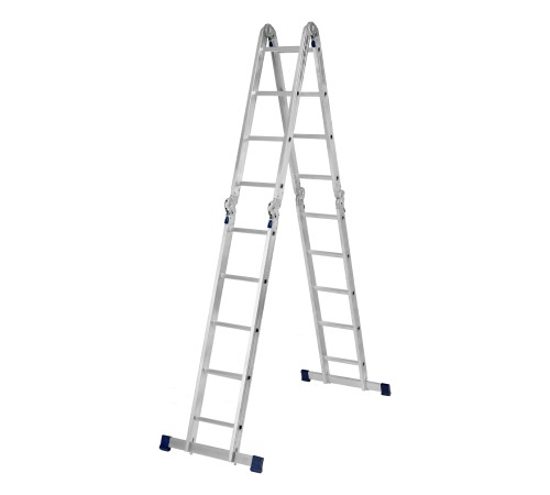 Лестница шарнирная алюминиевая, 4 х 5 ступеней, Сибртех