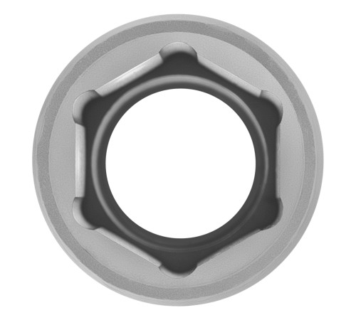 Головка торцевая удлиненная, 14 мм, шестигранная, CrV, под квадрат 1/2 Stels