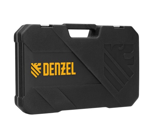 Набор инструментов, 1/2", 1/4", CrV, S2, пластиковый кейс, 84 предмета Denzel