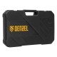 Набор инструментов, 1/2", 1/4", CrV, S2, пластиковый кейс, 84 предмета Denzel