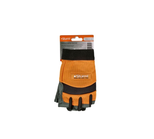 Полуперчатки рабочие, алькантара, размер XL, Sturm!