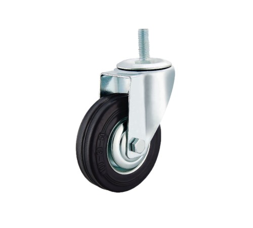 Колесо поворотное SCt 55 125 мм резина с болтом (N) Колесо поворотное SCt 55 125 мм резина с болтом (N)