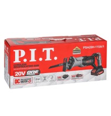 Пила сабельная аккумуляторная P.I.T. PSA20H-115A (1 АКБ, ЗУ)