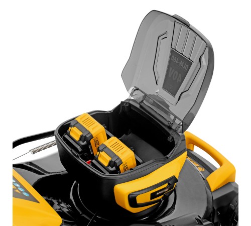 Газонокосилка аккумуляторная бесщет. DLM-460, 460 мм, травосб. 65 л., Li-Ion, 40 В Denzel