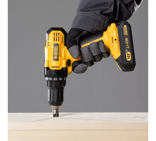 Набор сверл зенкеров по дереву, 3-10 мм, 7 шт // Denzel