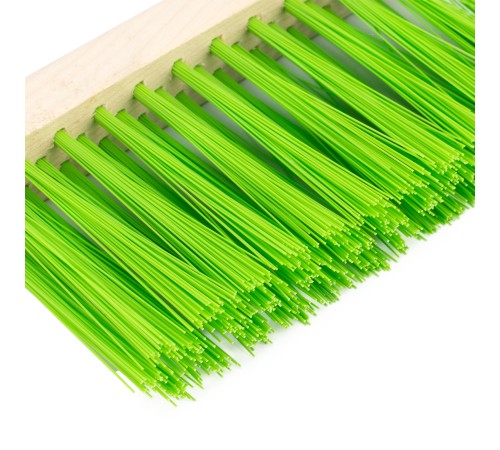 Щетка-сметка трехрядная, 280 мм, деревянная ручка Сибртех