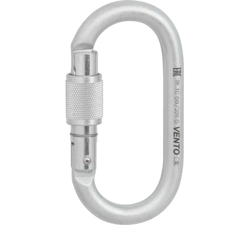 Карабин VENTO™ Стальной Овал с муфтой keylock, vpro 0013 Карабин VENTO™ Стальной Овал с муфтой keylock, vpro 0013