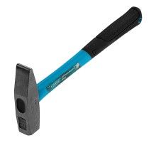 Молоток слесарный, 300 г, квадратный боек, фибергласовая обрезиненная рукоятка Gross