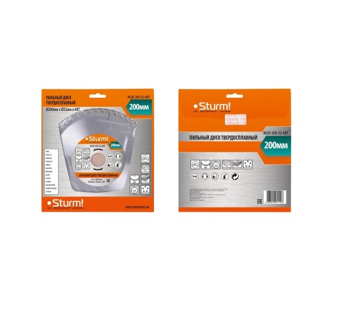 Диск пильный Sturm! 9020-200x32x48T Диск пильный Sturm! 9020-200x32x48T