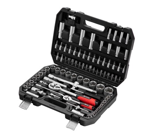 Набор инструментов, 1/2", 1/4", пластиковый кейс, 94 предмета MTX